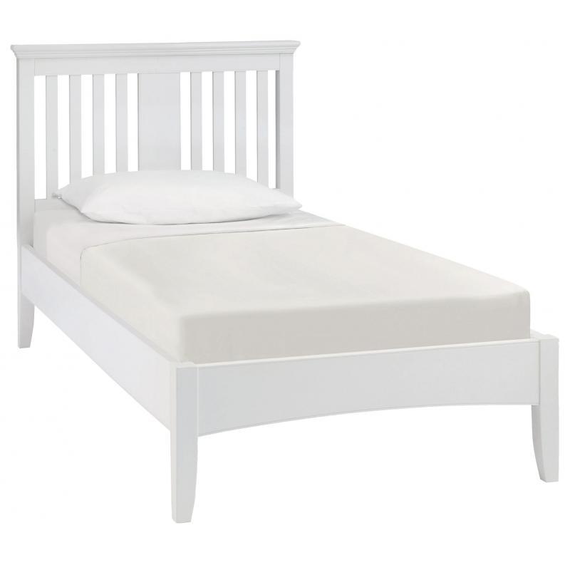 Washington White Single Bed